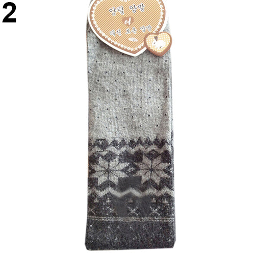 Retro Snowflake Leg Warmers | Cozy Winter Knit Leg Warmers