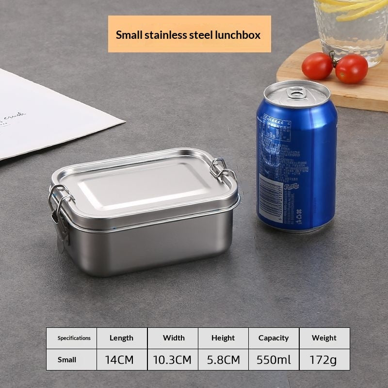 Stainless Steel Lunch Box | Leakproof Food Container for Work & School