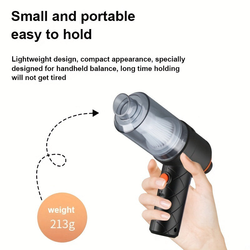 Wireless Handheld Car Vacuum – Portable Cordless Cleaner