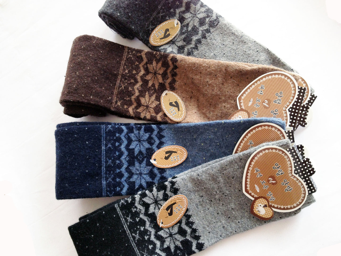 Retro Snowflake Leg Warmers | Cozy Winter Knit Leg Warmers