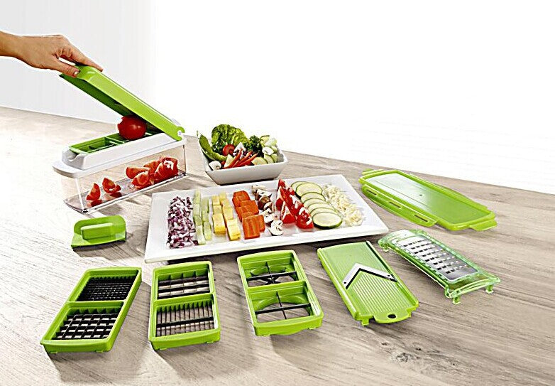 12 Piece Vegetable Chopper And Slicer Set – Multi-Function Kitchen
