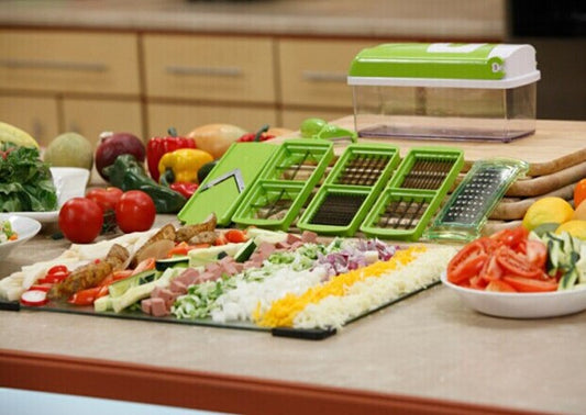 12 Piece Vegetable Chopper And Slicer Set – Multi-Function Kitchen