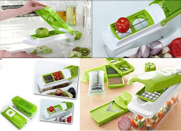 12 Piece Vegetable Chopper And Slicer Set – Multi-Function Kitchen