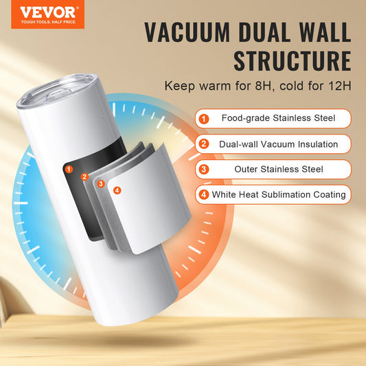 20oz Skinny Sublimation Tumblers
