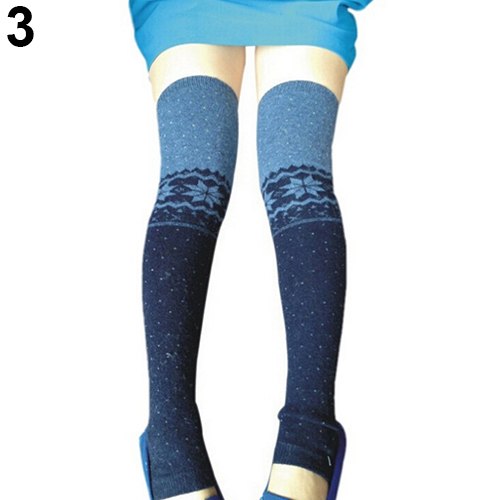 Retro Snowflake Leg Warmers | Cozy Winter Knit Leg Warmers