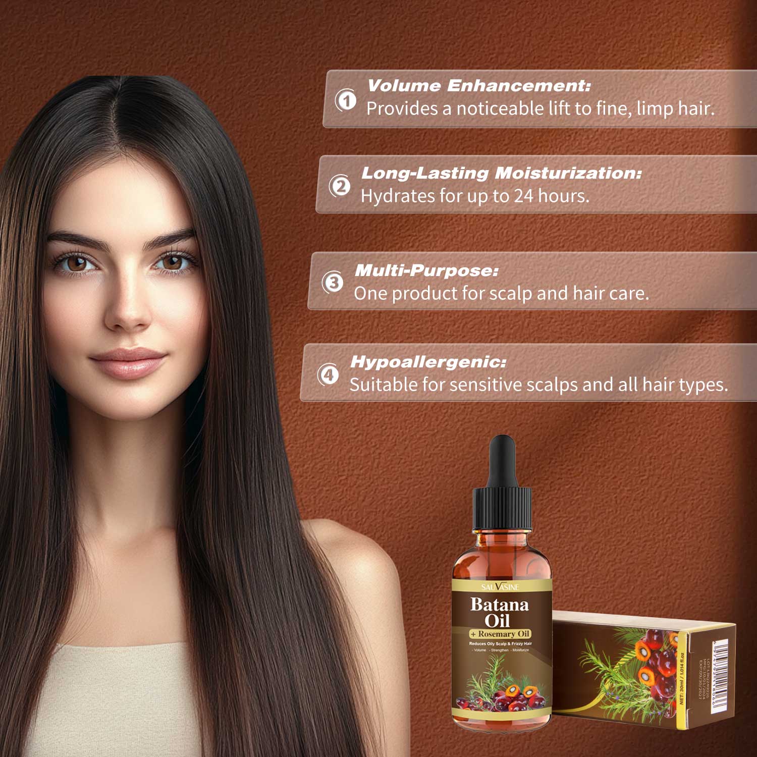Batana Oil and Rosemary Oil – Natural Hair Growth & Repair Oil