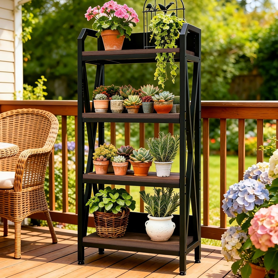 4-Tier Industrial Kitchen Storage Rack – Heavy Duty Shelf