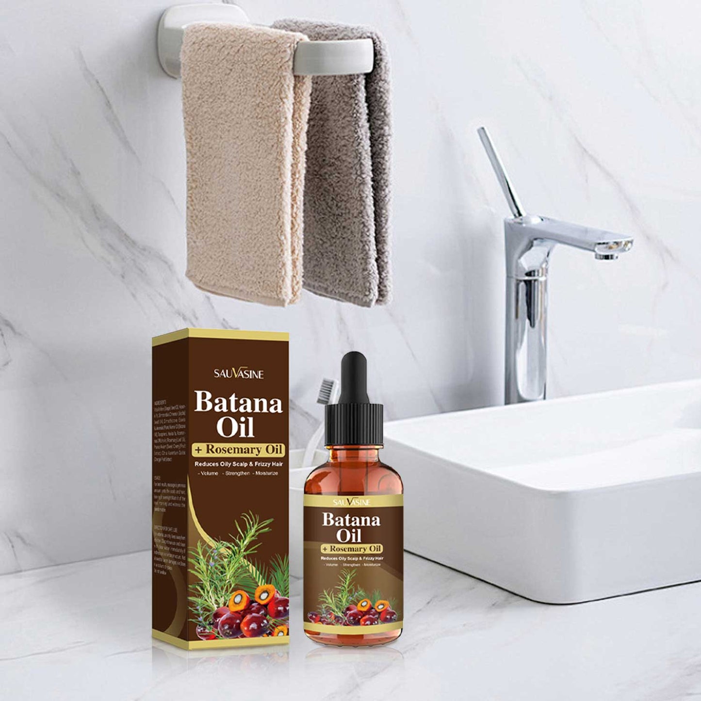 Batana Oil and Rosemary Oil – Natural Hair Growth & Repair Oil