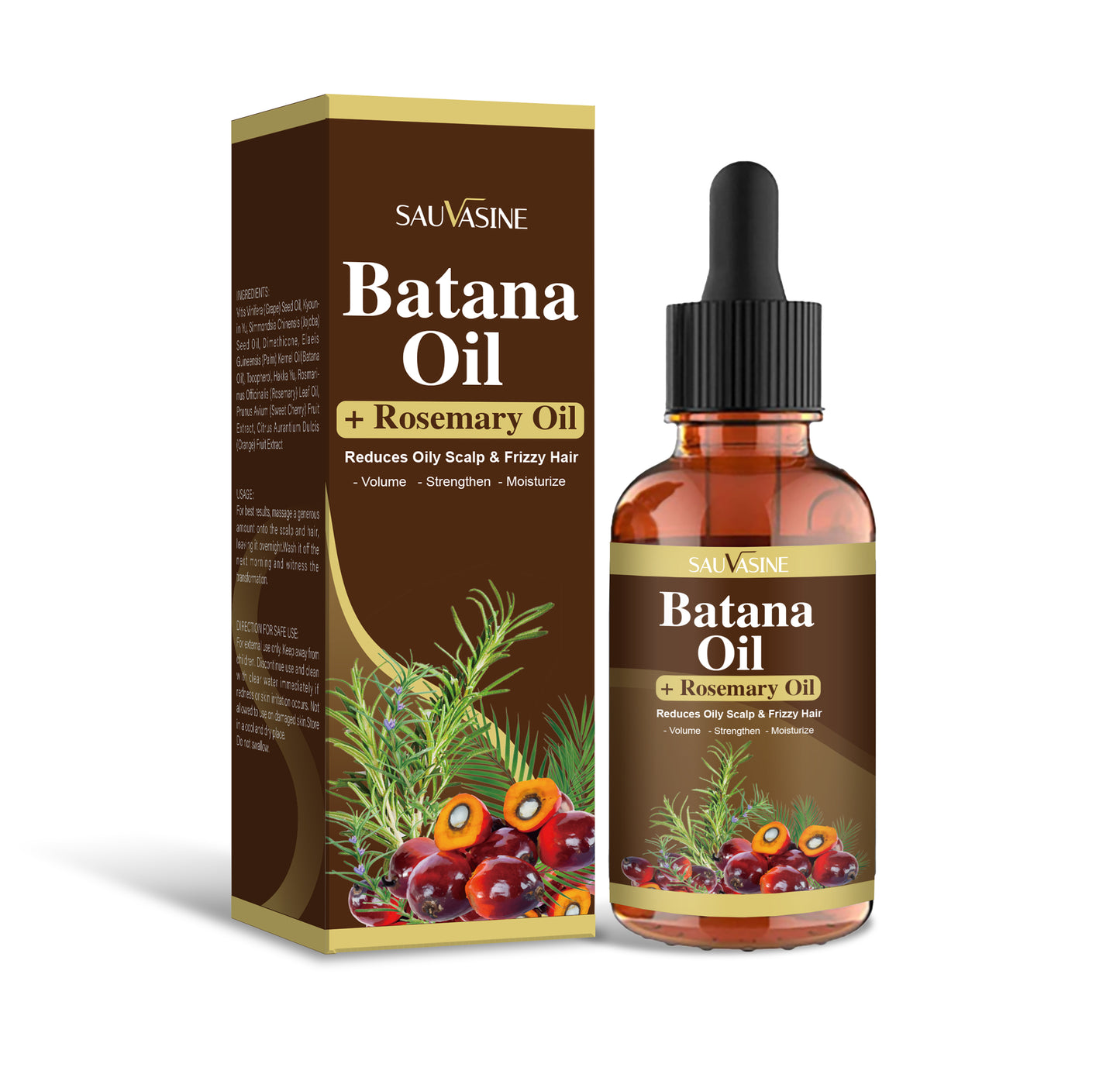 Batana Oil and Rosemary Oil – Natural Hair Growth & Repair Oil