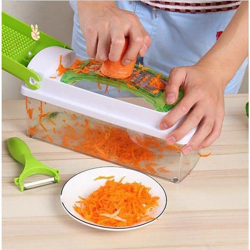 12 Piece Vegetable Chopper And Slicer Set – Multi-Function Kitchen