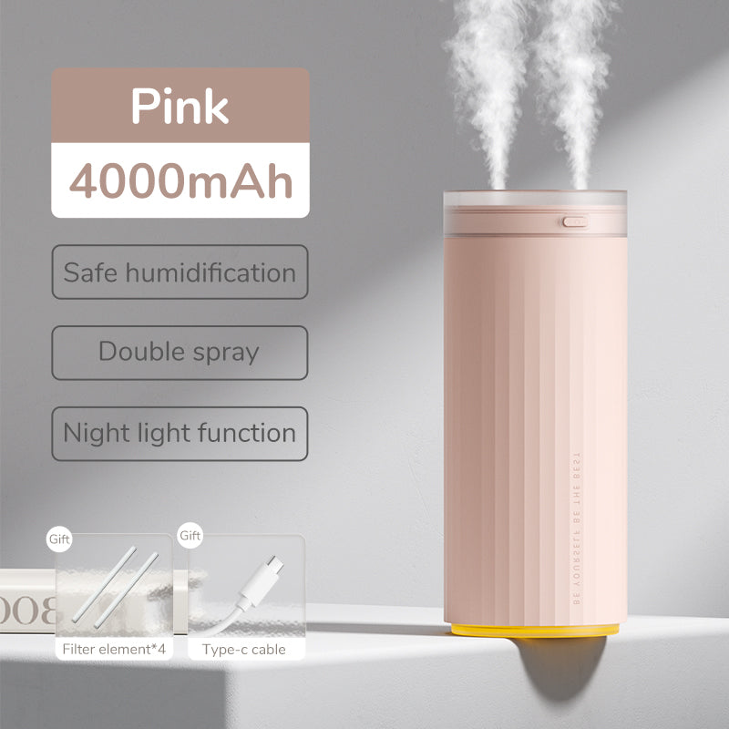 500ml Mini Humidifier with Night Light