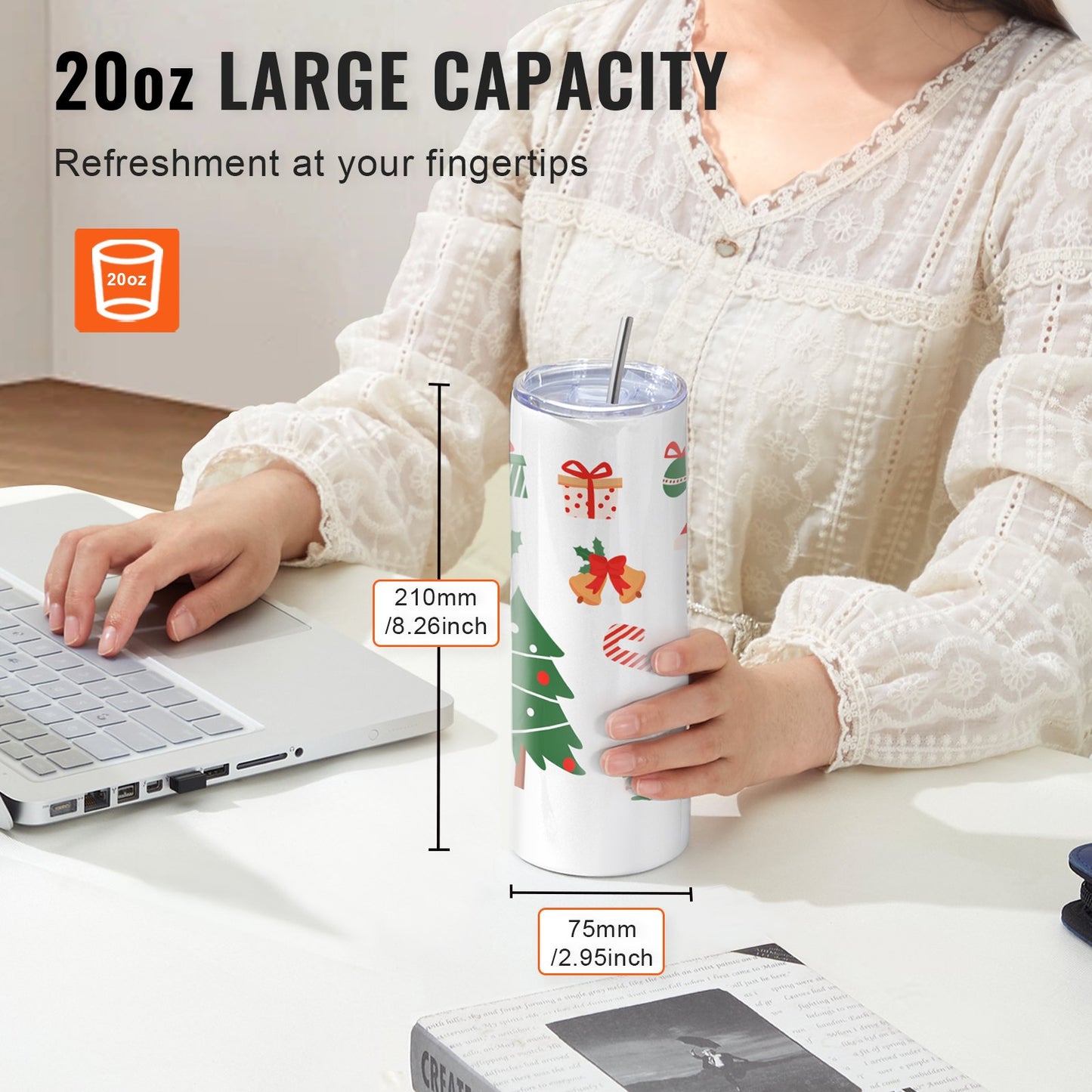 20oz Skinny Sublimation Tumblers