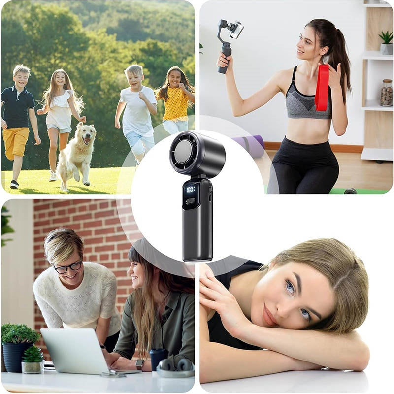 Portable Mini Cooling Fan | Rechargeable Handheld Desk Fan