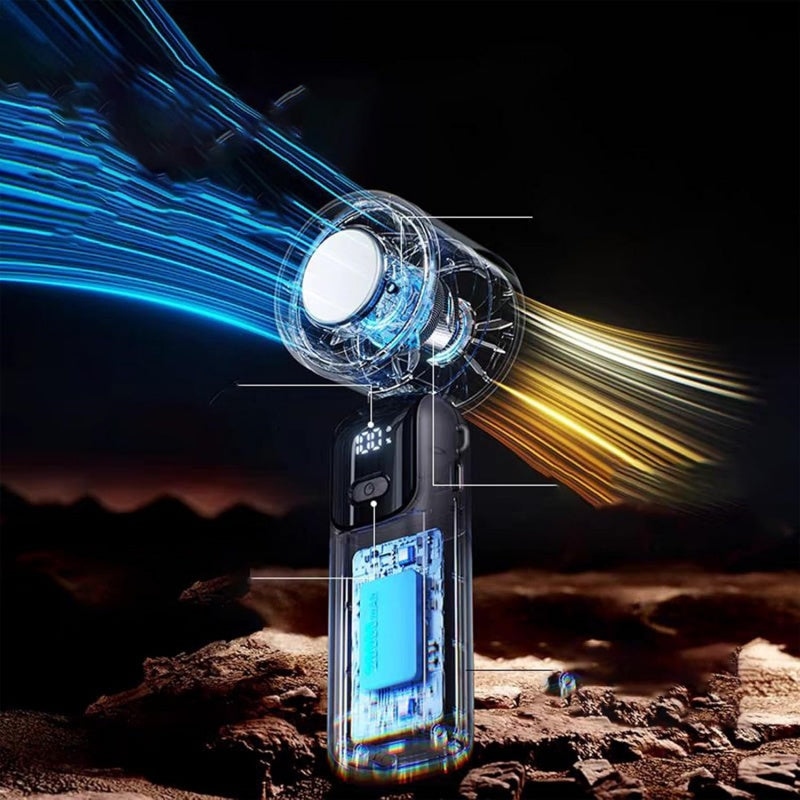 Portable Mini Cooling Fan | Rechargeable Handheld Desk Fan